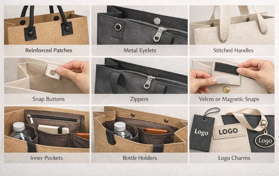 Practical Retail Shopping Bag Add-Ons