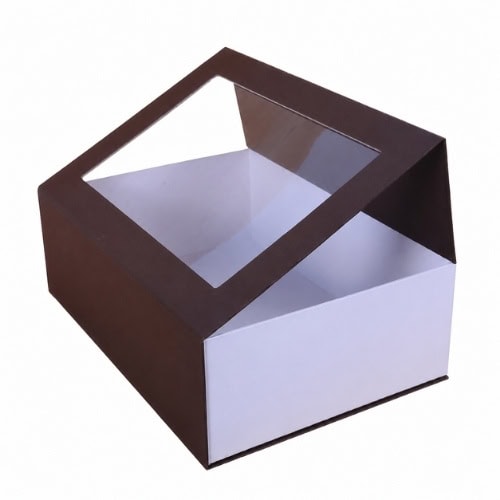 Collapsible Rigid Boxes with Window