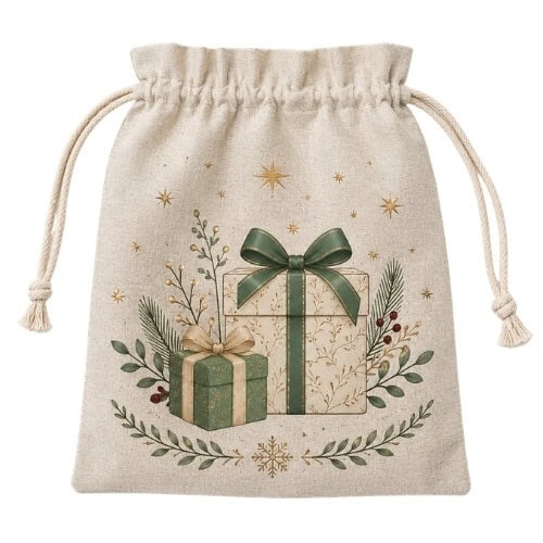 Custom Printed Linen Gift Bags