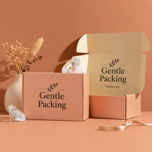 Boîtes d'expédition personnalisées conçues pour l'expédition et la logistique internationales