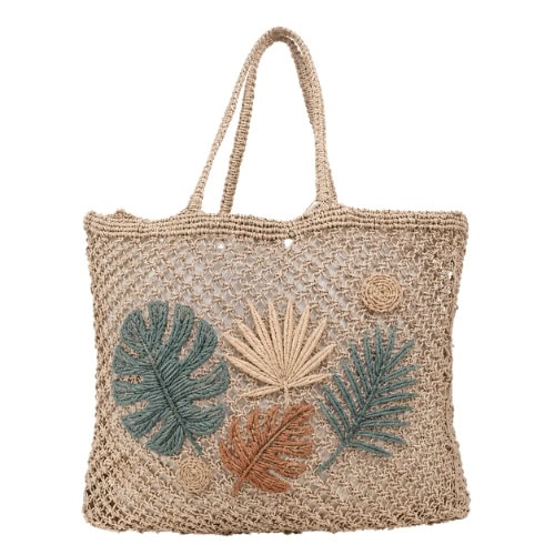 Sacs de plage en macramé de jute naturel