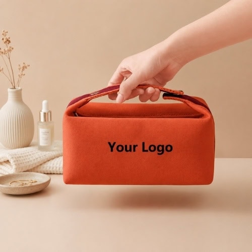 Red Cosmetic Bag