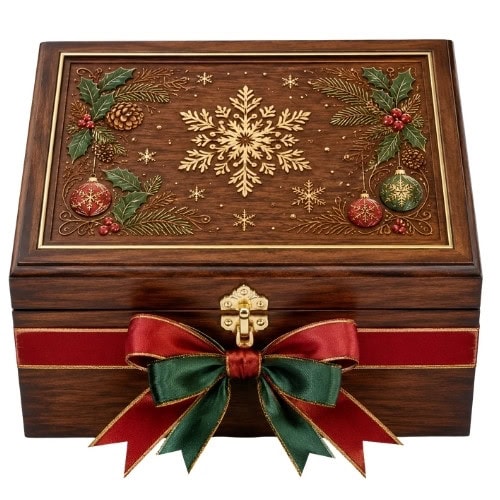 Themed Wooden Holiday Box