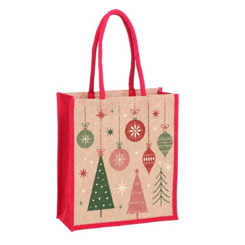 Sacs cadeaux en jute pour les fêtes en gros