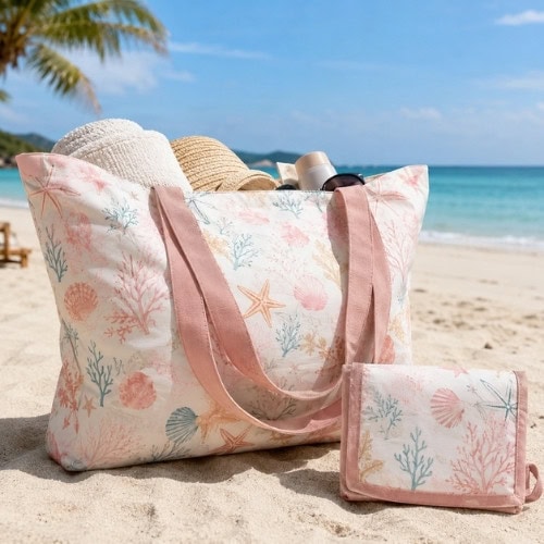 foldable beach bag