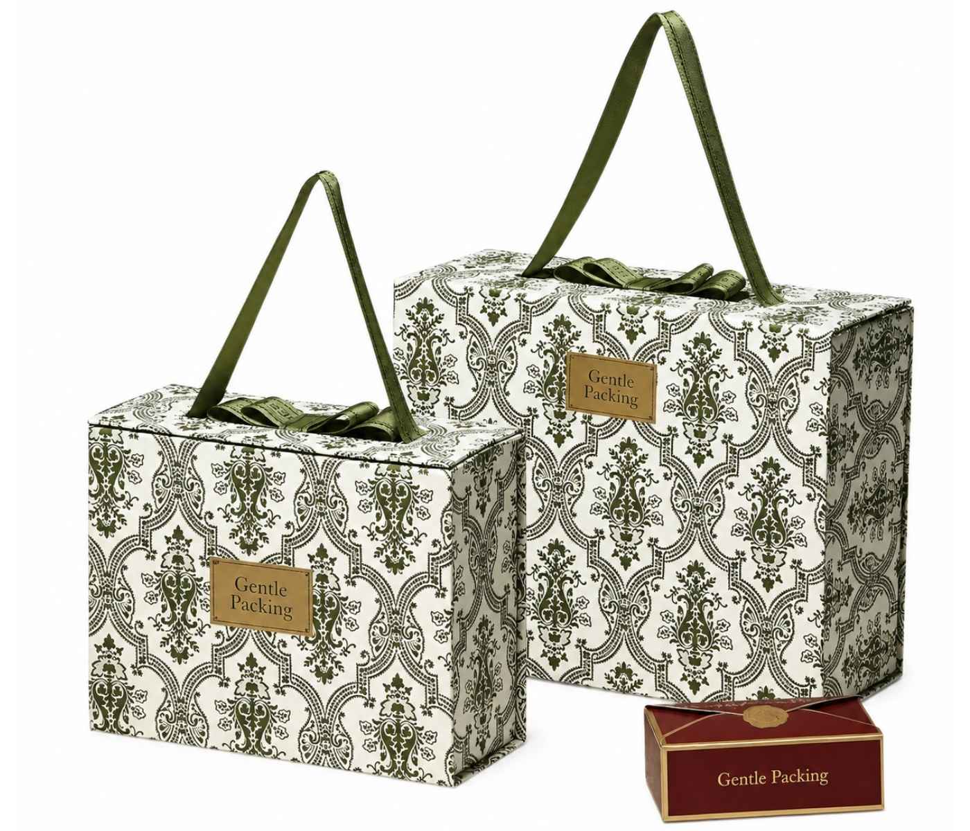 luxury packaging with handle